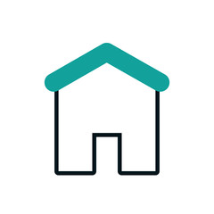 Isolated house icon vector design