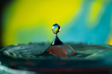 Water droplet tie dye background