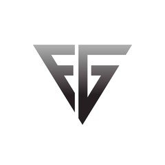 f g modern business logo designs