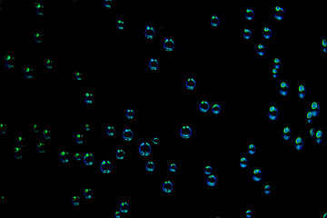 underwater bubbles black background