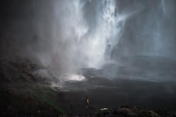 Fototapeta premium Chapada diamantina waterfall cachoeira herculano