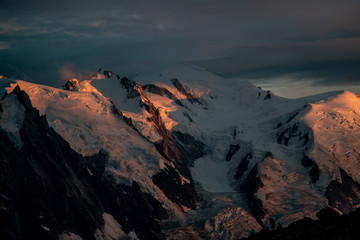 Mont Blanc Sunset - Chamonix Mountains