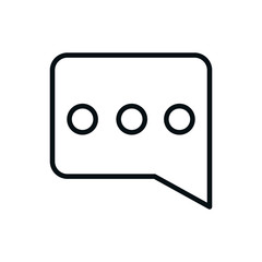 talk bubble message shopping line style