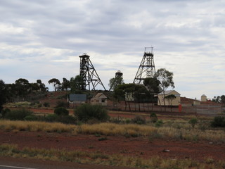 Fototapeta na wymiar Goldmine near Kalgoorlie Western Australia