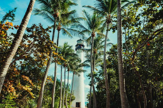 Cape Florida Lighthouse, Key Biscayne Bill Bags State Park