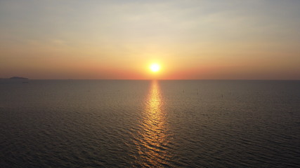Fototapeta premium beautyful sea sunset in thailand