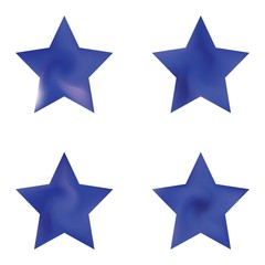 Collection of pentagram colored backgrounds.