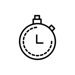 chronometer time architecture icon line style