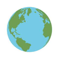 earth planet icon, colorful design