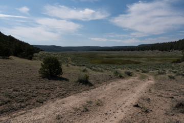 The Largo trail vista, New Mexico.