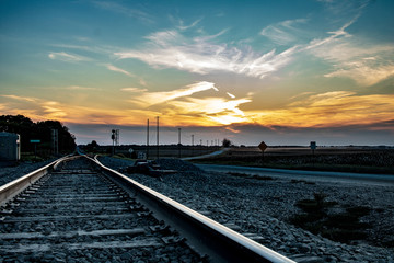 Railroad Tracks at 