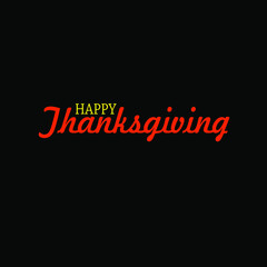 Obraz premium the happy thanksgiving wallpaper vector design