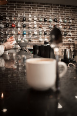 Coffee Cup on Counter