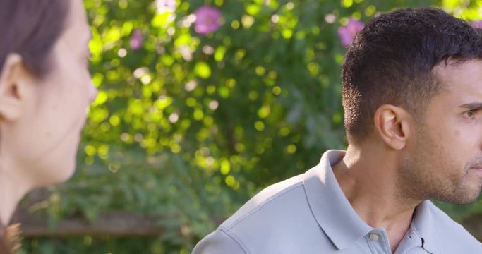 Boyfriend gets slapped on face by his girlfriend. - Slow Motion - shot on RED