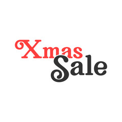 Christmas Sale Season. Xmas design template.
