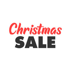 Fototapeta premium Christmas Sale Season. Xmas design template.