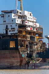 Ship Breaking Yard at Chittagong, Bangladesh