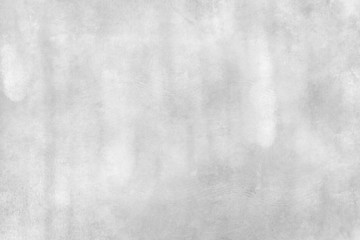 Concrete wall white grey color for background. Old grunge textures with scratches and cracks. White painted cement wall texture.