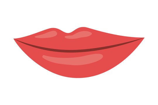 Isolated mouth cartoon vector design