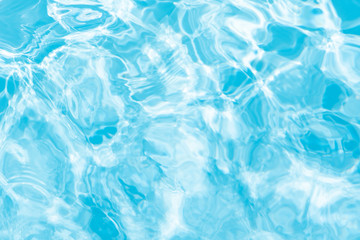 Obraz na płótnie Canvas Abstract blue water surface texture background
