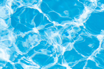 Abstract blue water surface texture background