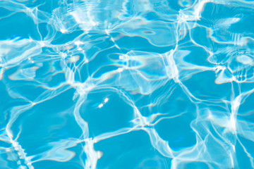 Abstract blue water surface texture background