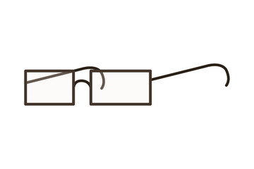Isolated glasses icon vector design