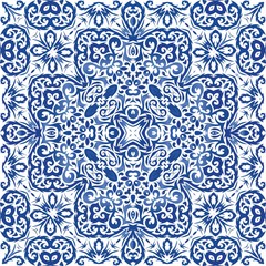 Traditional ornate portuguese azulejo.