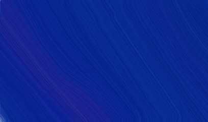 modern waves background design with midnight blue, dark slate blue and strong blue color