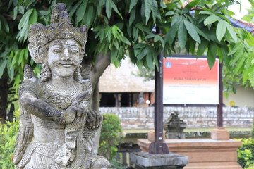 A beautiful view of Taman Ayun temple in Bali, Indonesia.