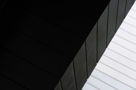 White And Black Line Of Architecture Background