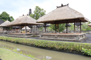 Fototapeta na wymiar A beautiful view of Taman Ayun temple in Bali, Indonesia.