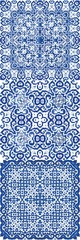 Traditional ornate portuguese azulejo.