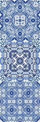 Decorative color ceramic azulejo tiles.