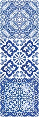 Portuguese ornamental azulejo ceramic.