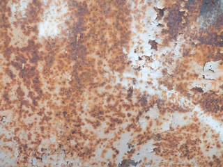 Rusty metal texture background. Sloughs off the paint with an iron. background
