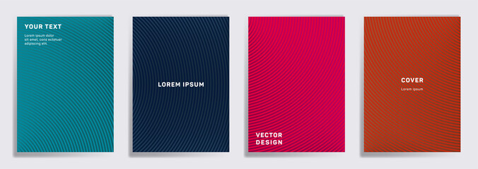 Radial semicircle geometric lines patterns.