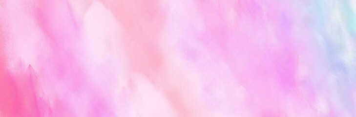 banner abstract watercolor painted background with pastel pink, pastel magenta and hot pink color and space for text or image