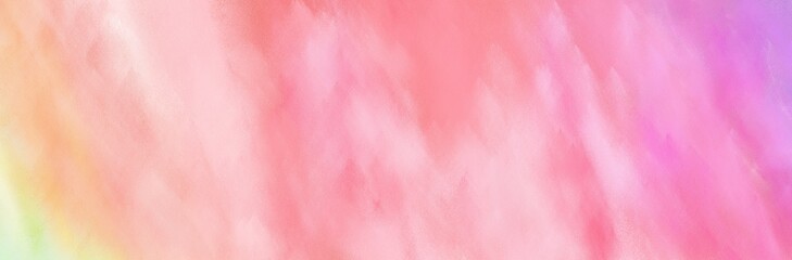 abstract colorful grungy brushed wallpaper graphic with light pink, bisque and pastel magenta painted color