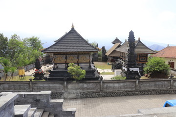 Fototapeta na wymiar A beautiful view of Lempuyan temple in Bali, Indonesia.
