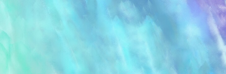 banner modern smeared grungy brushed wallpaper graphic with sky blue, corn flower blue and powder blue painted color