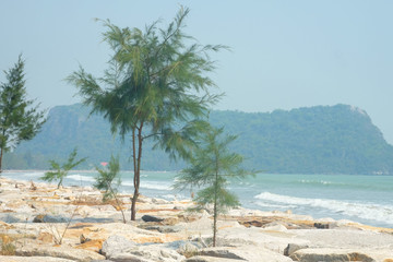 Pranburi  beach, Prachuap Khiri Khan Province, Thailand