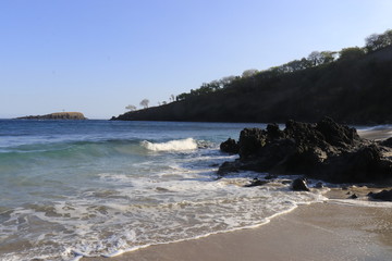 A beautiful view of Virgin Beach in Bali, Indonesia.