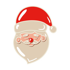 Merry christmas santa vector design
