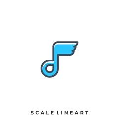 Abstract Scale Illustration Vector Template