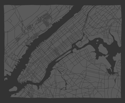 informative flyer manhattan maps new york map.