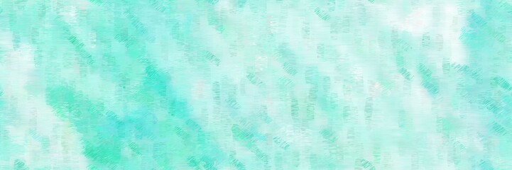 abstract design painted brush with pale turquoise, aqua marine and light cyan color