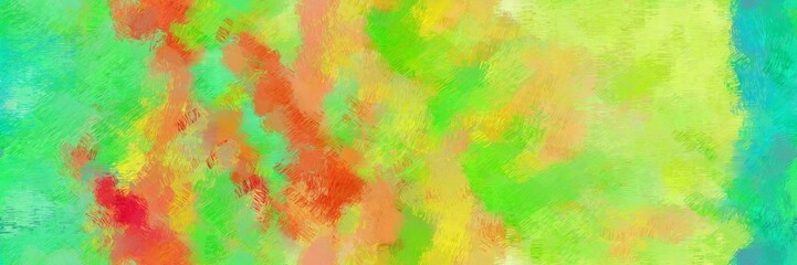 beautiful illustration paint brushed with dark khaki, medium sea green and coffee color