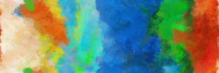 header illustration painting with sandy brown, steel blue and burly wood color