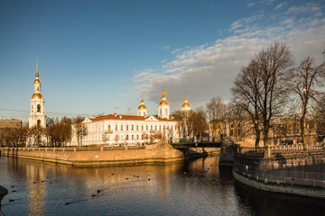 Obraz na płótnie Canvas ST. ST. Petersburg, RUSSIA, Naval Cathedral of St. Nicholas (Naval Cathedral of St. Nicholas).